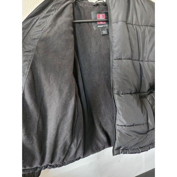 Swiss Tech Youth Unisex L 10/12 Plus Puffer Jacket Performance Gear Peak Black - Picture 4 of 8